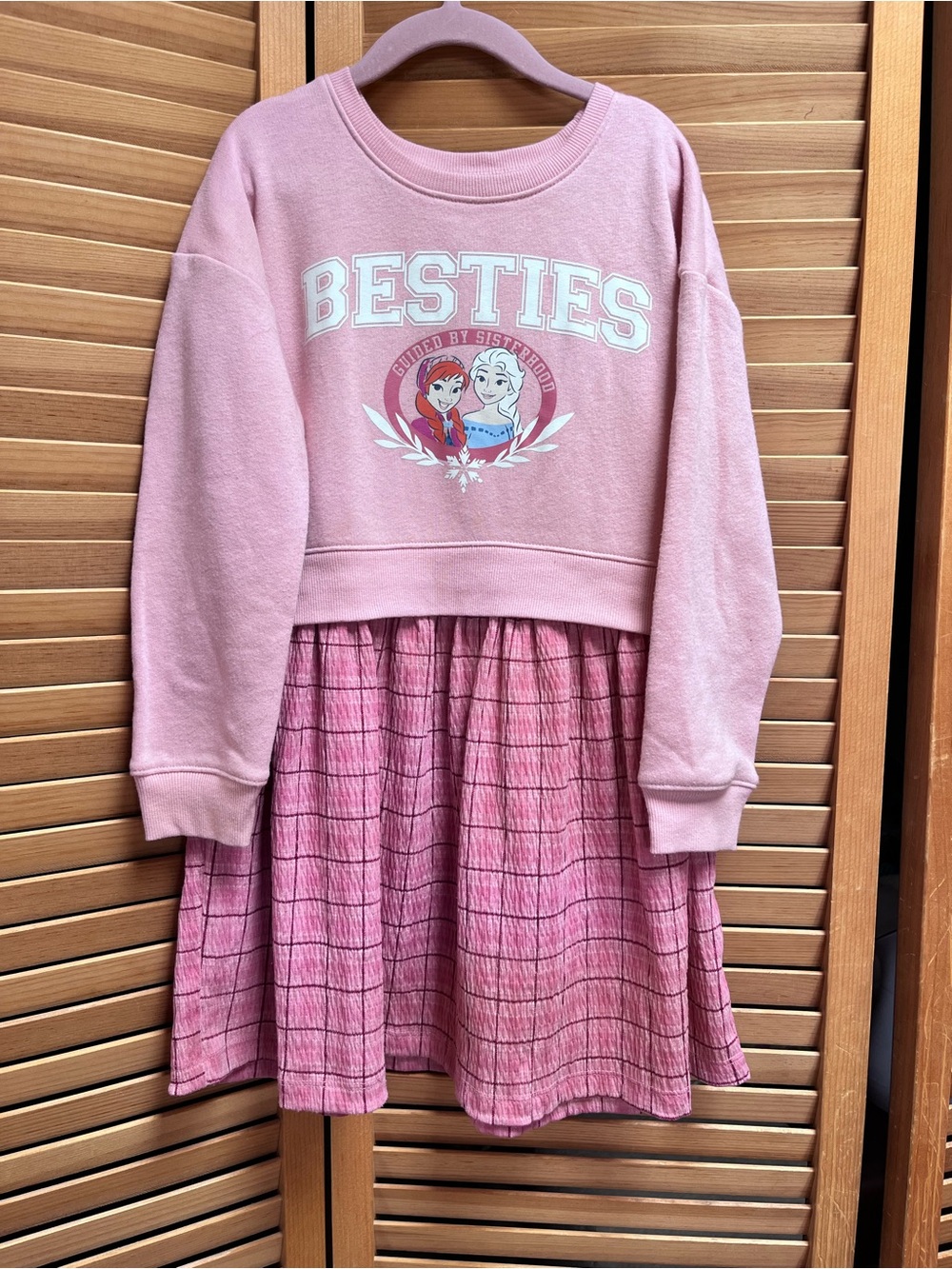 Disney Pink Sweatshirt Dress